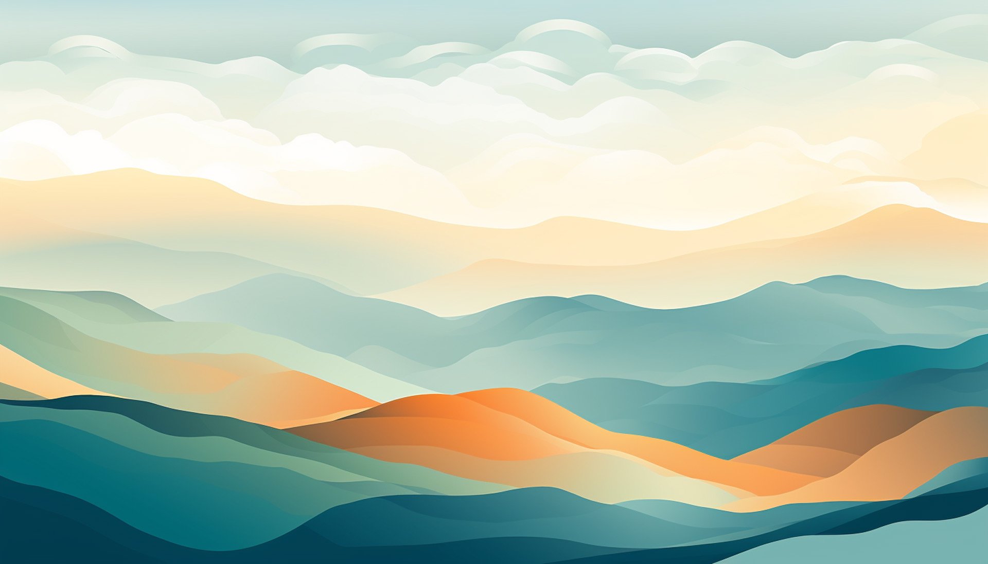 Mountain Illustration Background